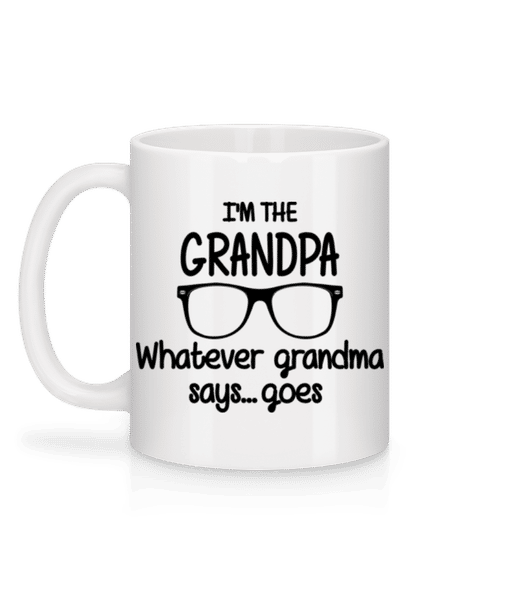 Aperçu: I'm The Grandpa - Mug en céramique blanc - Blanc - Derrière