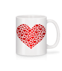 Hearts - Taza - Blanco - delante