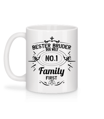 Bester Bruder - Tasse - Weiß - Hinten
