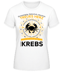 Sternzeichen Krebs Orange · Frauen T-Shirt B&C