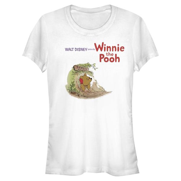 Aperçu: Disney - Winnie l'ourson - Medvídek Pú Winnie the Pooh Vintage - Femme T-shirt - Blanc - Devant