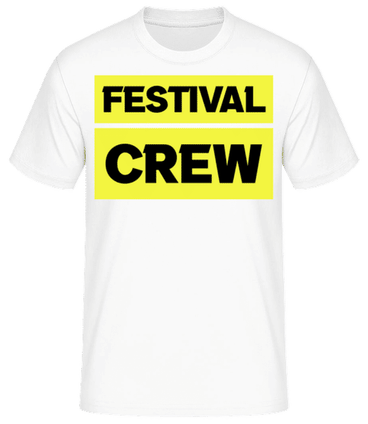 Aperçu: Festival Crew - T-shirt standard Homme - Blanc - Devant