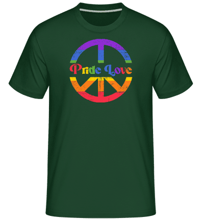 Pride Love -  Shirtinator Men's T-Shirt - Bottle green - Front