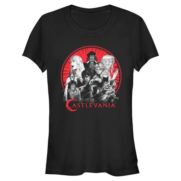 Aperçu: Netflix - Castlevania - Skupina Crew Min - Femme T-shirt - Noir - Devant
