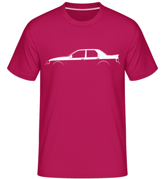 Preview: 'Ford Sierra Sapphire RS C.' Silhouette - Shirtinator Men's T-Shirt - Magenta - Front