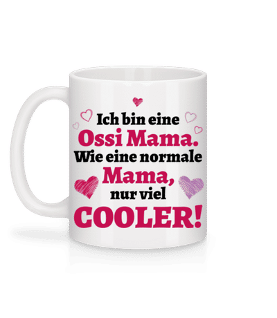 Coole Ossi Mama - Tasse - Weiß - Hinten