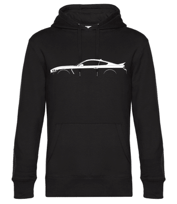 'Ford Shelby GT350 2015' Silhouette - Männer Standard Hoodie - Schwarz - Vorne