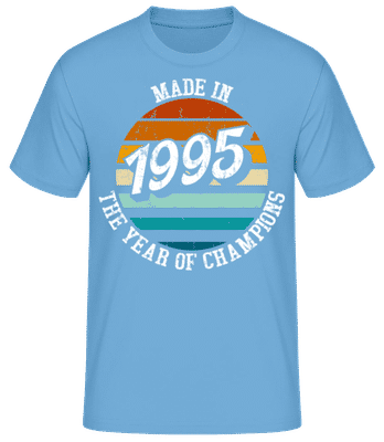 1995 The Year Of Champions - T-shirt standard Homme - Bleu clair - Devant