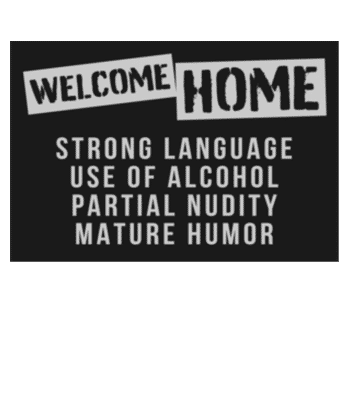 Welcome Home  Parental Advisory - Paillasson - Blanc - Devant