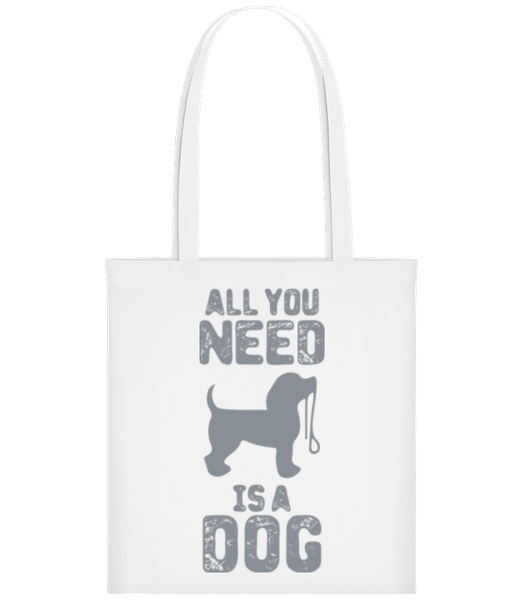 Aperçu: All You Need Is A Dog - Tote Bag - Blanc - Devant