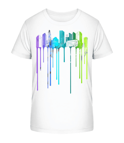 Aperçu: Ville Graffiti - T-shirt bio Enfant Stanley Stella 2.0 - Blanc - Devant