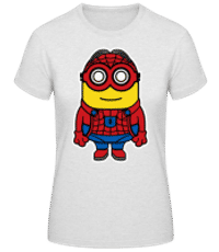 Minion Spiderman - Women's Basic T-Shirt - Heather grey - Front