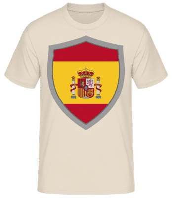 Spain - Men's B&C T-Shirt - Cream - Front