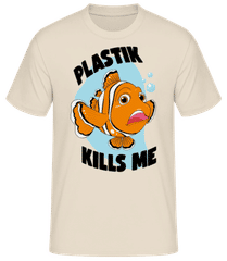 Plastik Kills Me · Männer Basic T-Shirt