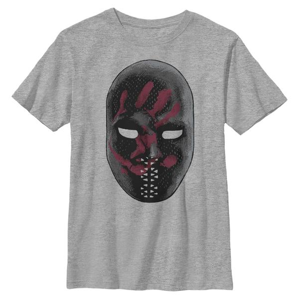 Aperçu: Marvel - Falcon et le soldat de l'hiver - Flag Smashers Large Mask - Enfant T-shirt - Gris chiné - Devant