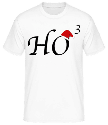 Ho * 3 - T-shirt standard Homme - Blanc - Devant