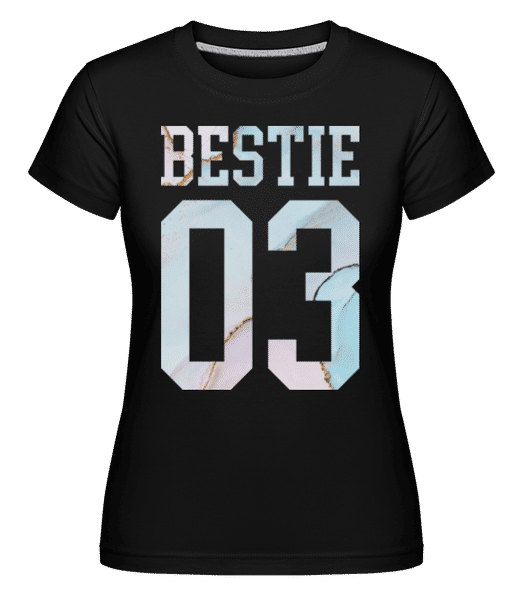 Preview: Bestie 03 -  Shirtinator Women's T-Shirt - Black - Front
