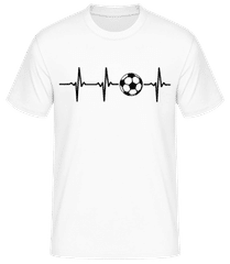 Heart Rate Football · Männer Basic T-Shirt