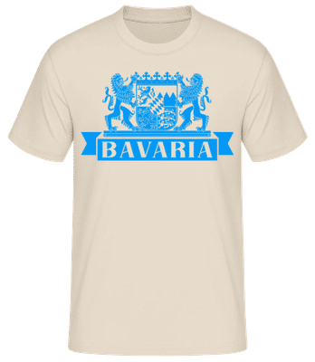 Bavaria - Männer Basic T-Shirt - Creme - Vorne