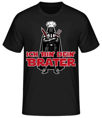 Ich Bin Dein Brater - Männer T-Shirt B&C - Schwarz - Vorne