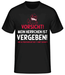 Vorsicht Mein Herrchen Ist Vergeben · Männer Basic T-Shirt