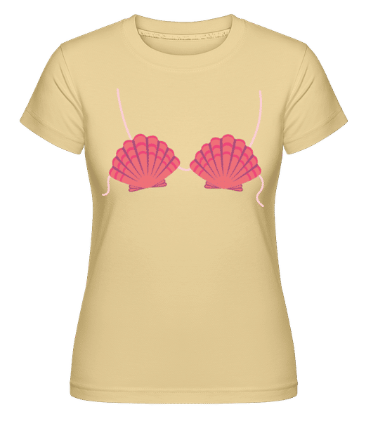 Aperçu: Bikini Coquillage -  T-shirt Shirtinator femme - Jaune - Devant