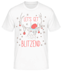 Get Blitzend - Pánské basic tričko - Bílá - Napřed