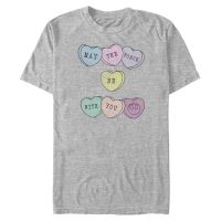 Star Wars - Text Force Hearts - Valentine's Day - Men's T-Shirt - Heather grey - Front