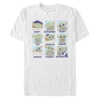 Star Wars - The Mandalorian - Yoda Emotions - Men's T-Shirt - White - Front