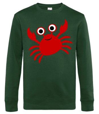 Crabe - Sweat-shirt standard pour homme - Vert bouteille - Devant