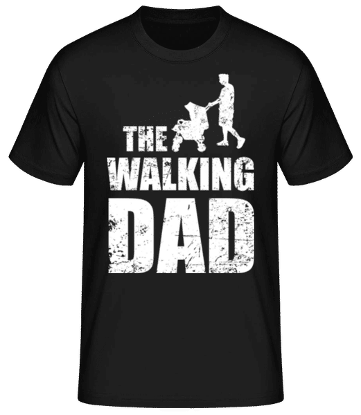 Aperçu: The Walking Dad - T-shirt standard Homme - Noir - Devant