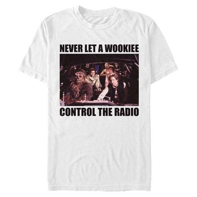 Star Wars - Skupina No Wookie Radio - Homme T-shirt - Blanc - Devant