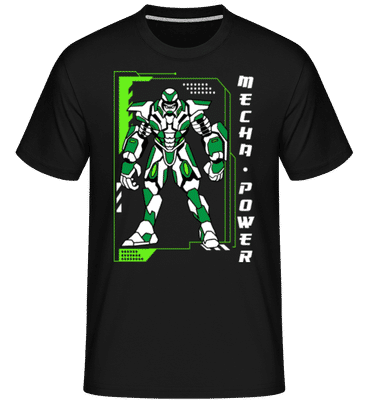 Mecha Power -  Shirtinator Men's T-Shirt - Black - Front