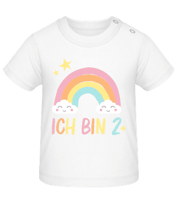 Ich Bin Zwei - Baby T-Shirt - Weiß - Vorne