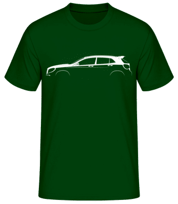 'Mercedes GLA X156' Silhouette - T-shirt standard Homme - Vert bouteille - Devant