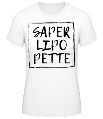 Saperlipopette - Camiseta básica de mujer - Blanco - delante