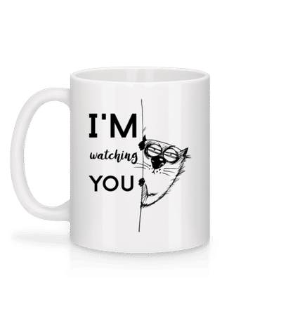 I Am Watching You - Tasse - Weiß - Hinten