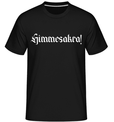 Himmesakra! - Shirtinator Männer T-Shirt - Schwarz - Vorne