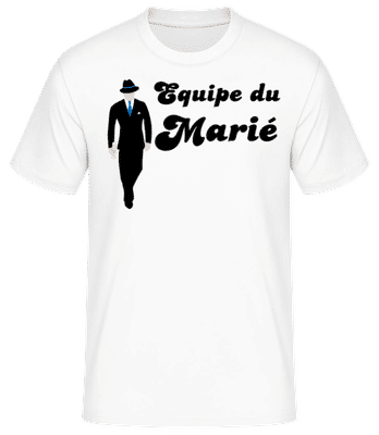 Equipe Du Marié - T-shirt standard Homme - Blanc - Devant