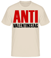 Anti Valentinstag Logo Fett · Männer Basic T-Shirt