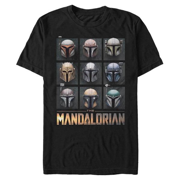 Aperçu: Star Wars - The Mandalorian - Mandalorian Mando Helmet Boxup - Homme T-shirt - Noir - Devant