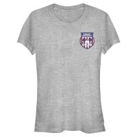 Disney Classics - Mickey Mouse - Mickey USA Badge - Dámské Tričko - Melírově šedá - Napřed