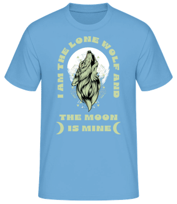 The Moon Is Mine - Men's Basic T-Shirt - Light blue - Front