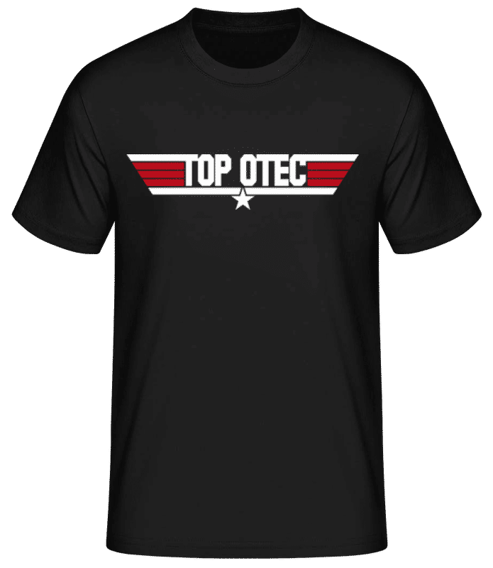 Náhľad: Top Otec - Pánske basic tričko - Čierna - Predné