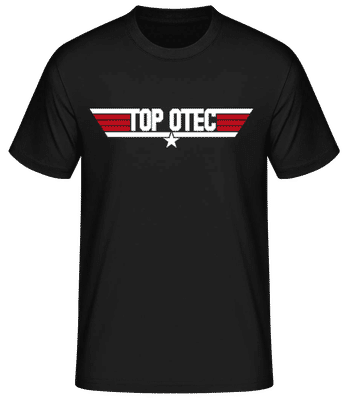 Top Otec - Pánske basic tričko - Čierna - Predné