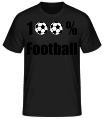 100 % Football · Men's Basic T-Shirt
