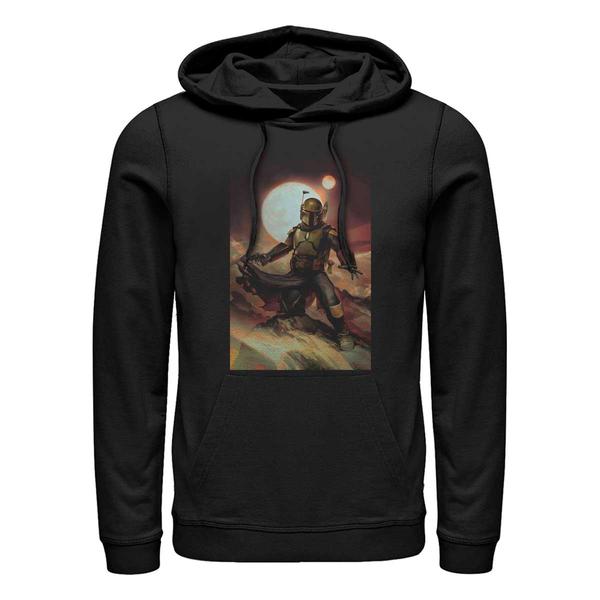 Aperçu: Star Wars - Book of Boba Fett - Boba Fett Boba Painting - Unisex Sweat à capuche - Noir - Devant
