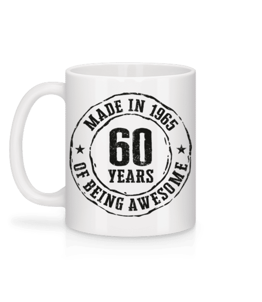 Made In 1965 - Mug en céramique blanc - Blanc - Derrière