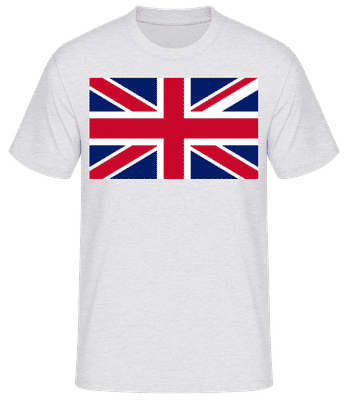Great Britain Flag - Men's Basic T-Shirt - Heather grey - Front