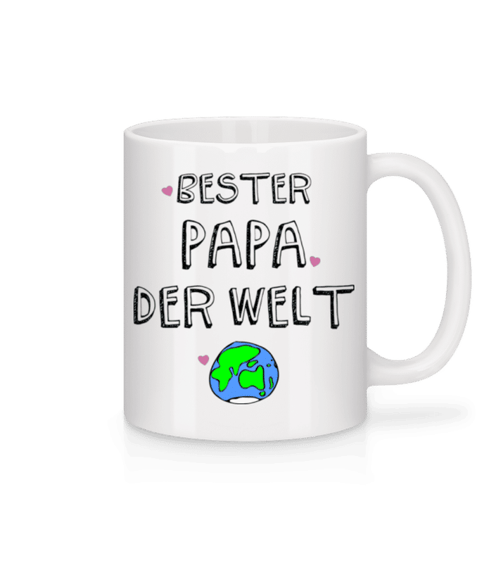 Vorschau: Bester Papa Der Welt - Tasse - Weiß - Vorne